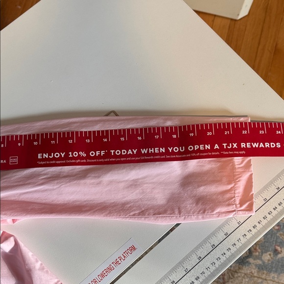 Like new! Ralph Lauren Double-breasted fully lined pink raincoat, size L - Picture 15 of 16